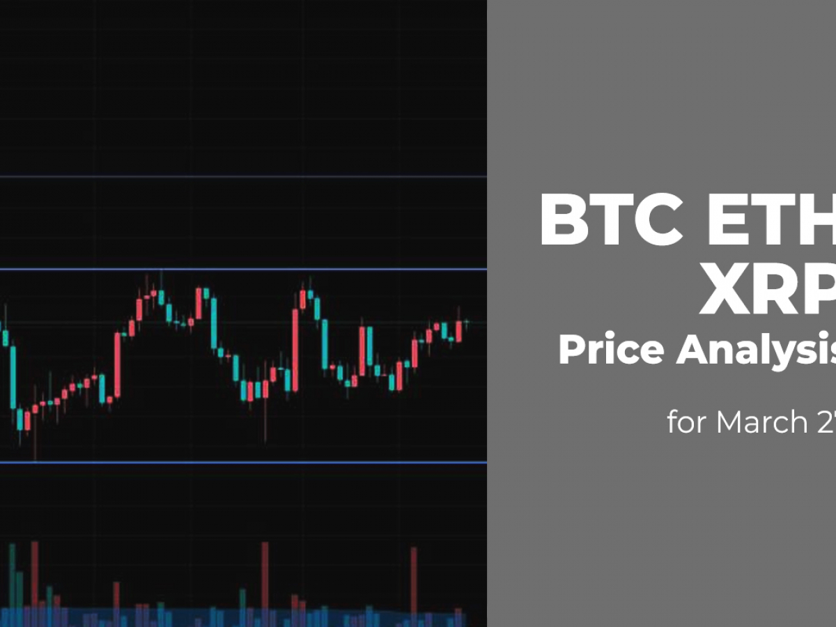 BTC, ETH and XRP Price Analysis for March 27