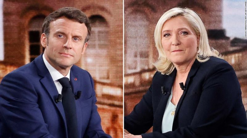 Macron spars with Le Pen in fiery TV debate