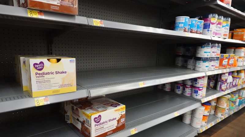 The baby formula shortage is getting worse