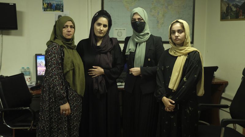 Female Afghan TV journalists describe a ‘psychological prison’ amid Taliban order to cover their faces on air