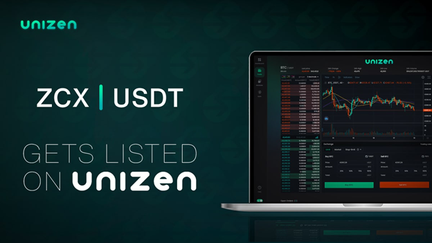 Unizen Grows Its CeDeFi Exchange, Adding ZCX/USDT Trading Pair Into The Mix