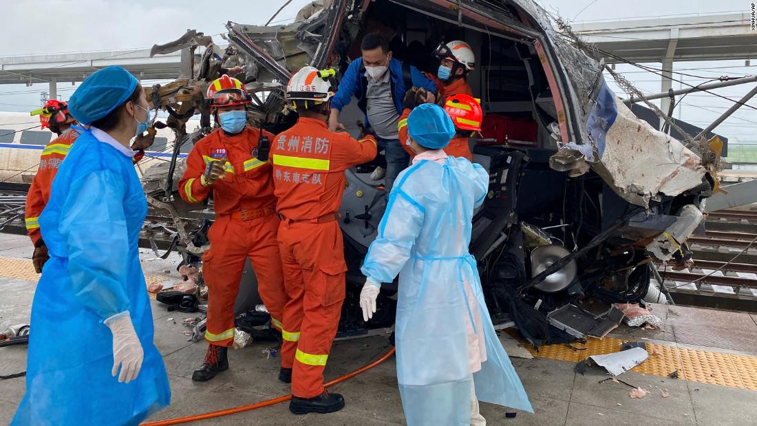 China rail crash: One dead, 8 injured after high-speed train derails in Guizhou province