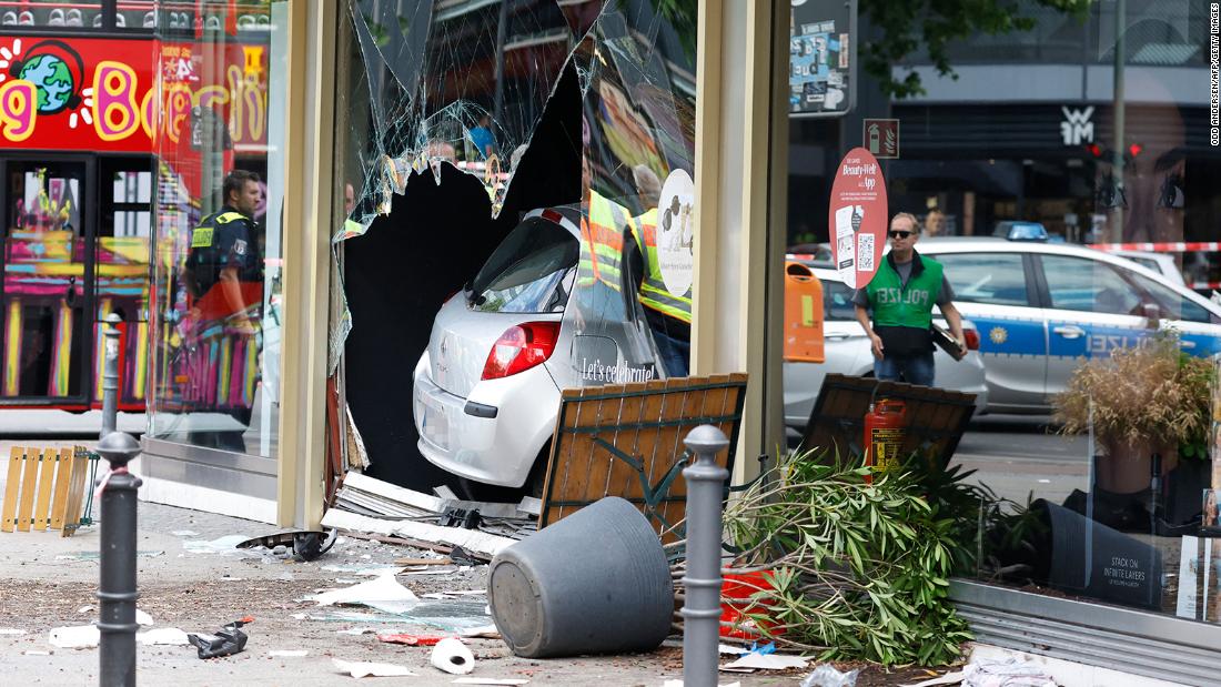 Berlin: One person dead, six with life-threatening injuries after car driven into crowd